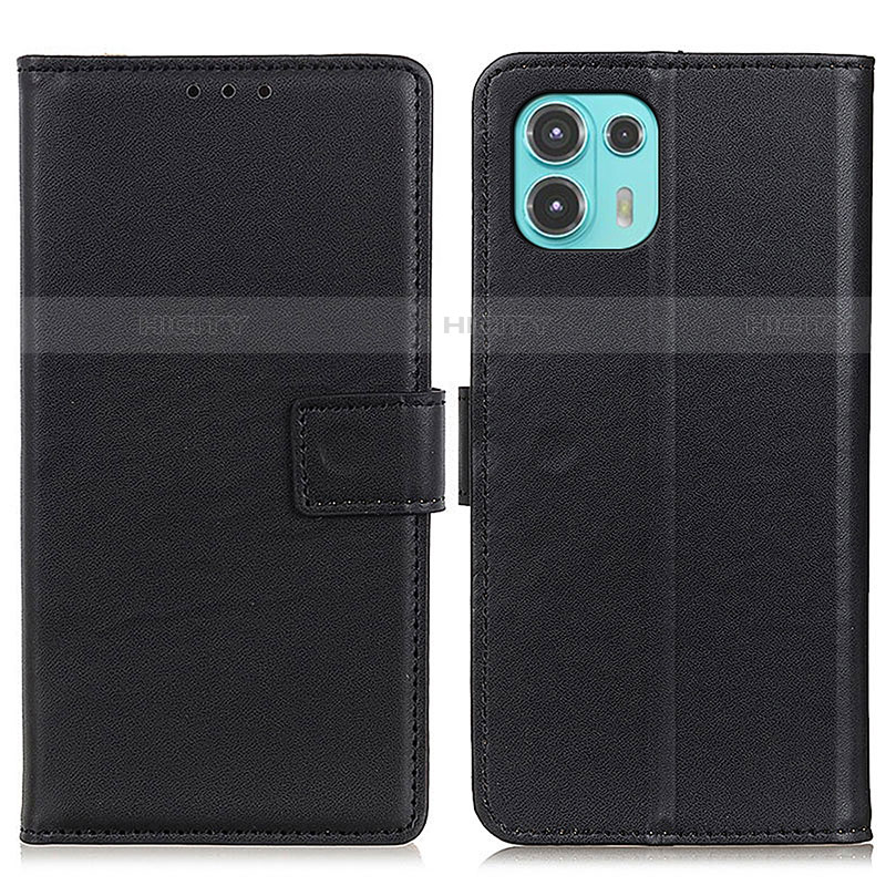 Coque Portefeuille Livre Cuir Etui Clapet A08D pour Motorola Moto Edge 20 Lite 5G Noir Plus