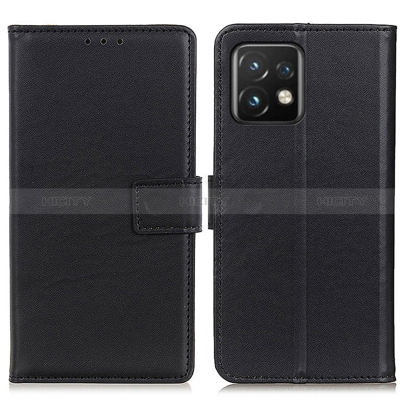 Coque Portefeuille Livre Cuir Etui Clapet A08D pour Motorola Moto Edge Plus (2023) 5G Noir Plus