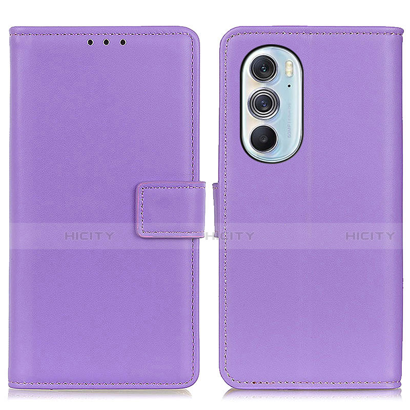 Coque Portefeuille Livre Cuir Etui Clapet A08D pour Motorola Moto Edge X30 5G Violet Plus