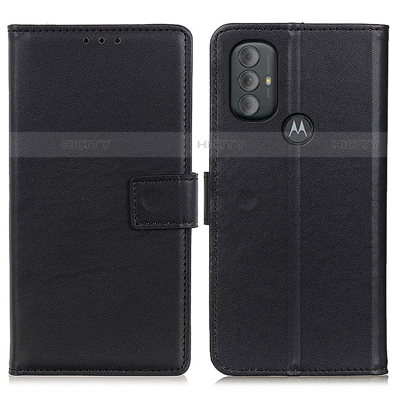 Coque Portefeuille Livre Cuir Etui Clapet A08D pour Motorola Moto G Play (2023) Noir Plus