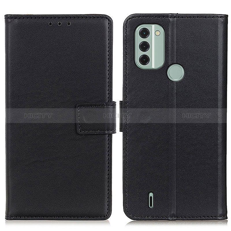 Coque Portefeuille Livre Cuir Etui Clapet A08D pour Nokia C31 Noir Plus