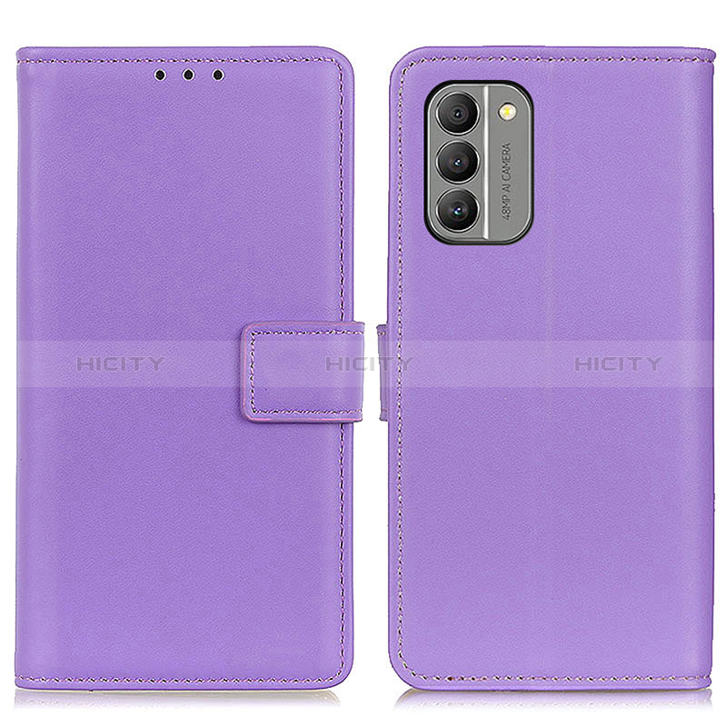 Coque Portefeuille Livre Cuir Etui Clapet A08D pour Nokia G400 5G Violet Plus