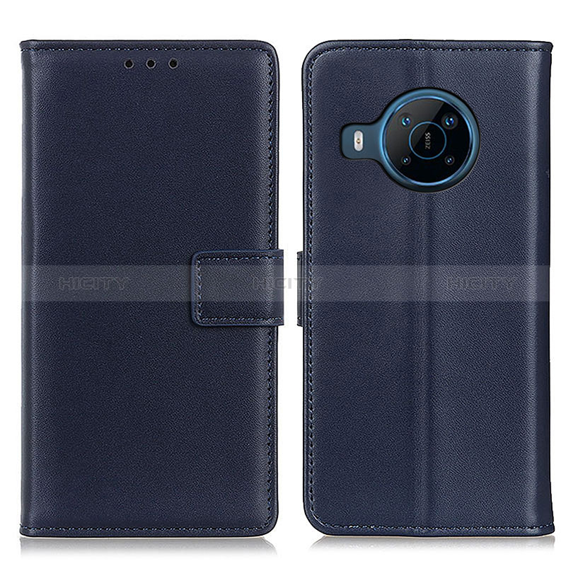 Coque Portefeuille Livre Cuir Etui Clapet A08D pour Nokia X100 5G Bleu Plus