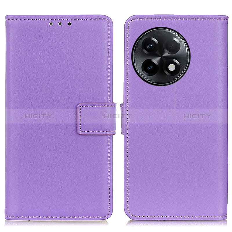 Coque Portefeuille Livre Cuir Etui Clapet A08D pour OnePlus 11R 5G Violet Plus