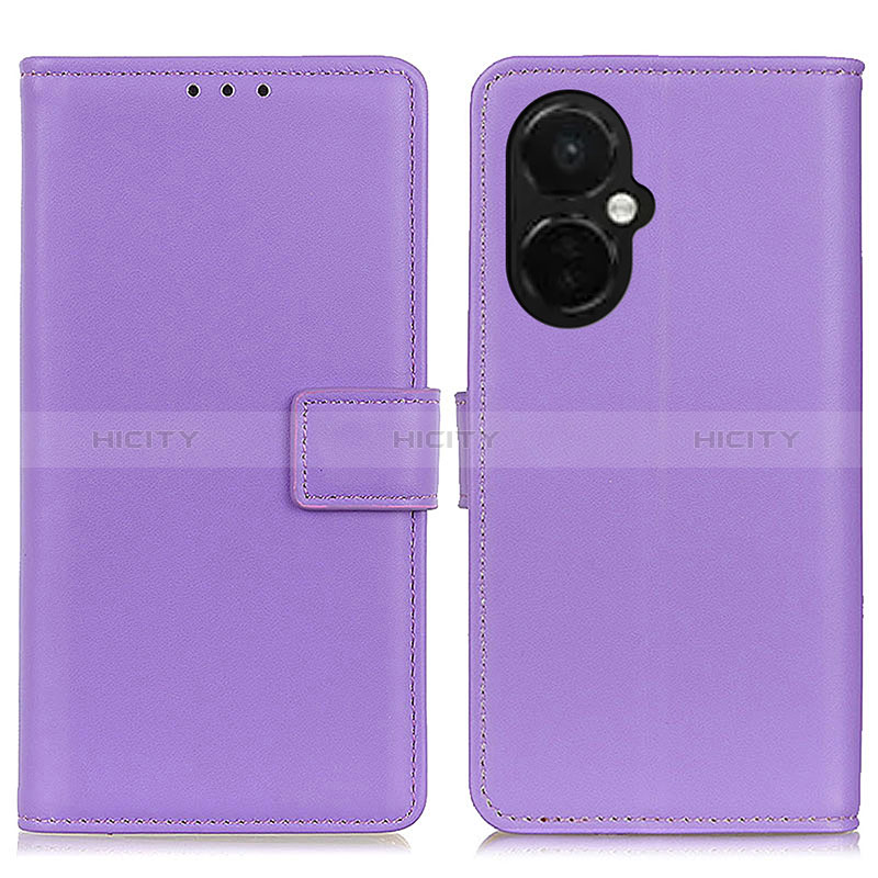 Coque Portefeuille Livre Cuir Etui Clapet A08D pour OnePlus Nord CE 3 5G Violet Plus