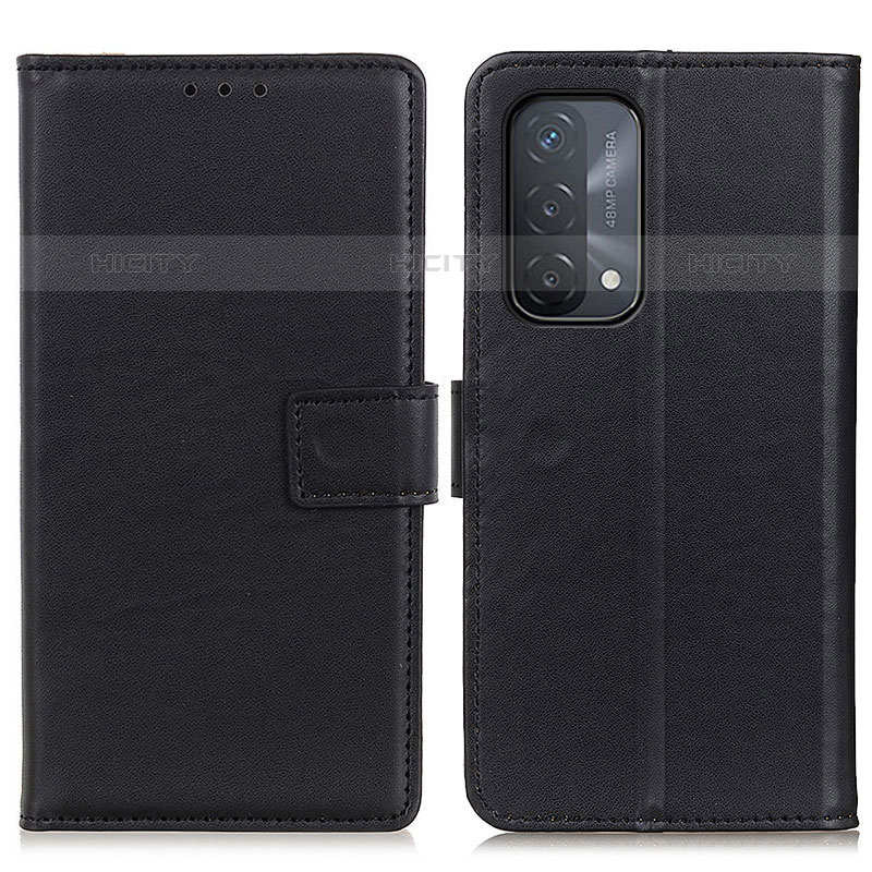 Coque Portefeuille Livre Cuir Etui Clapet A08D pour Oppo A93 5G Noir Plus