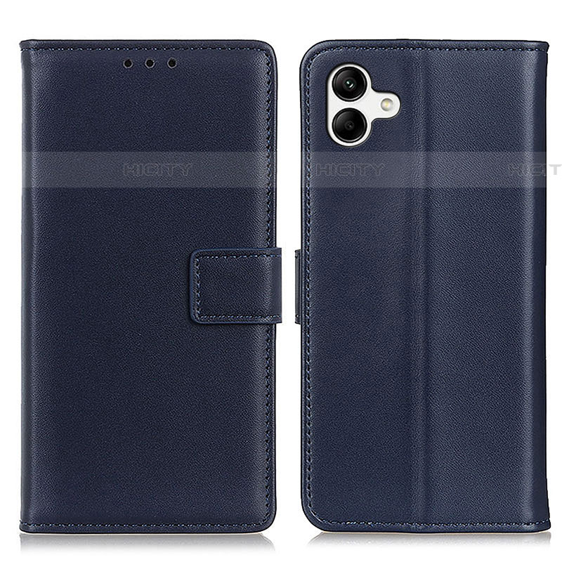 Coque Portefeuille Livre Cuir Etui Clapet A08D pour Samsung Galaxy A04E Bleu Plus