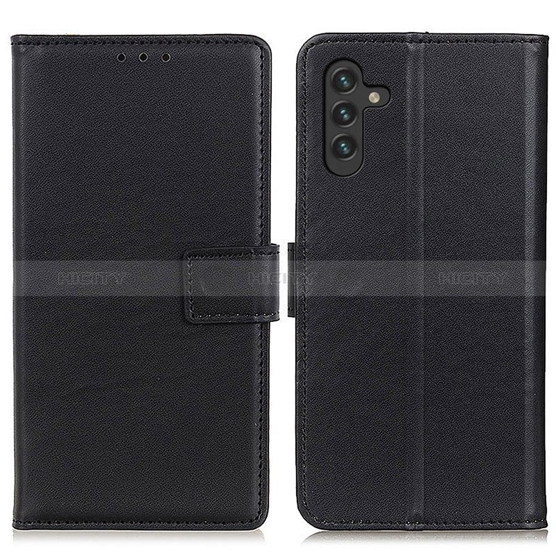 Coque Portefeuille Livre Cuir Etui Clapet A08D pour Samsung Galaxy A04s Noir Plus