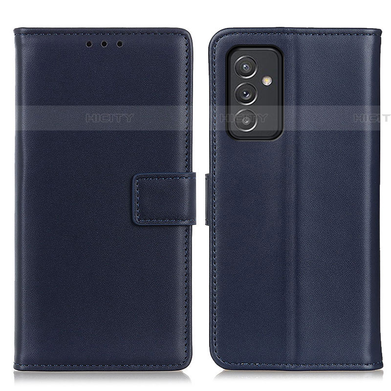 Coque Portefeuille Livre Cuir Etui Clapet A08D pour Samsung Galaxy M14 5G Bleu Plus