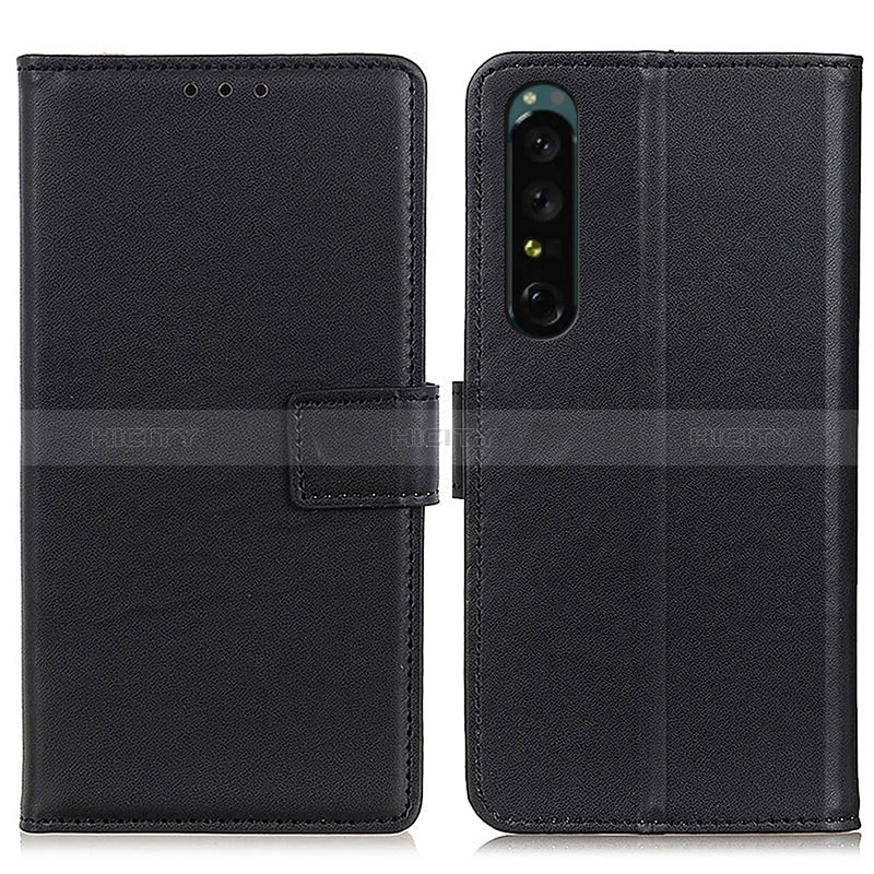 Coque Portefeuille Livre Cuir Etui Clapet A08D pour Sony Xperia 1 IV SO-51C Noir Plus