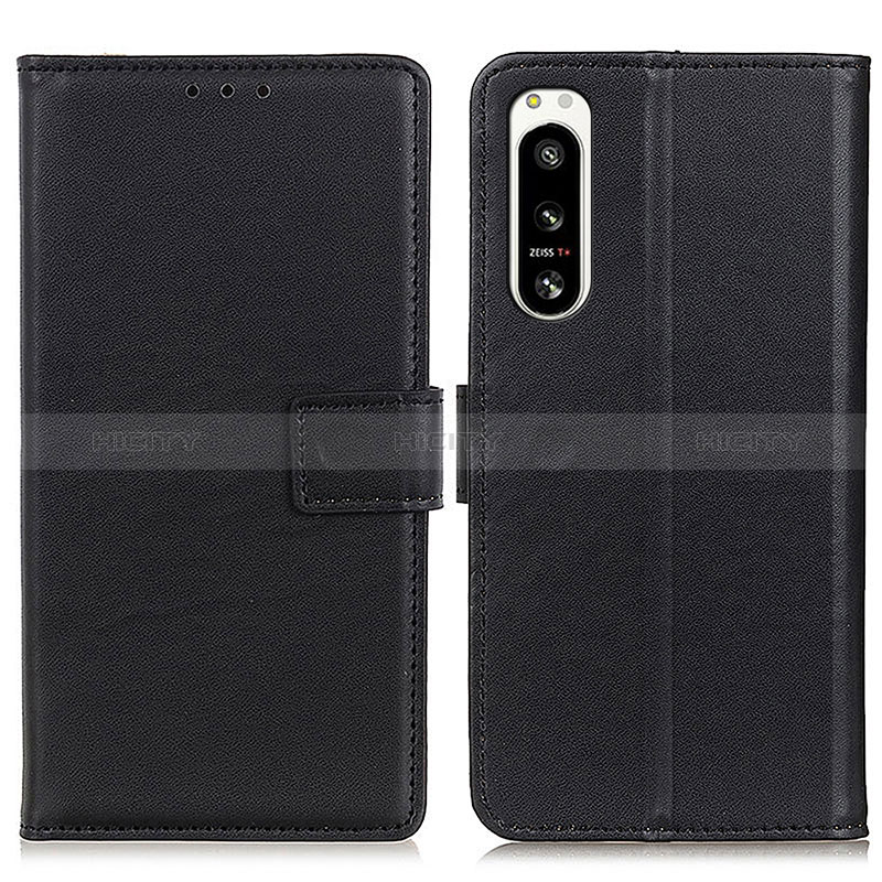 Coque Portefeuille Livre Cuir Etui Clapet A08D pour Sony Xperia 5 IV Noir Plus