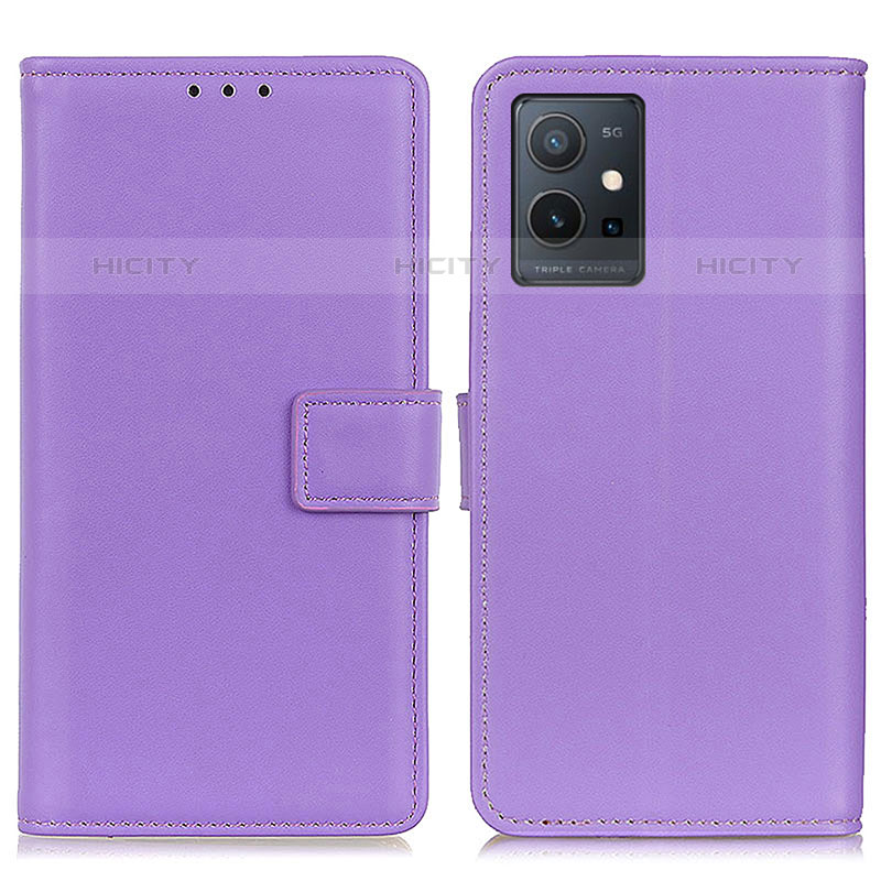 Coque Portefeuille Livre Cuir Etui Clapet A08D pour Vivo T1 5G India Plus