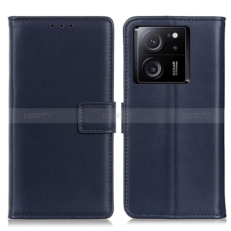 Coque Portefeuille Livre Cuir Etui Clapet A08D pour Xiaomi Mi 13T 5G Bleu Plus