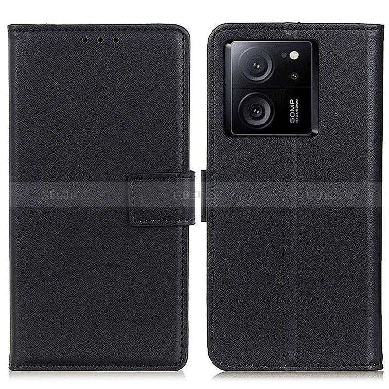 Coque Portefeuille Livre Cuir Etui Clapet A08D pour Xiaomi Mi 13T 5G Noir Plus