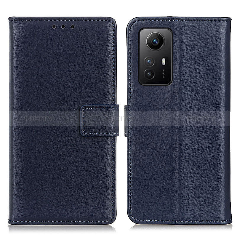 Coque Portefeuille Livre Cuir Etui Clapet A08D pour Xiaomi Redmi Note 12S Bleu Plus