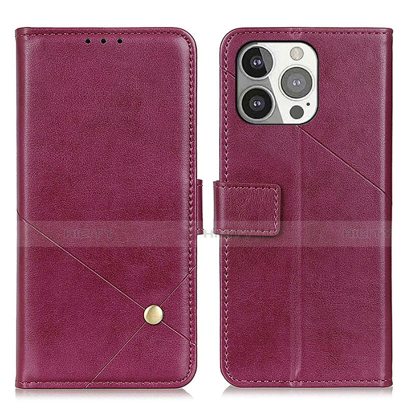 Coque Portefeuille Livre Cuir Etui Clapet A09 pour Apple iPhone 13 Pro Violet Plus