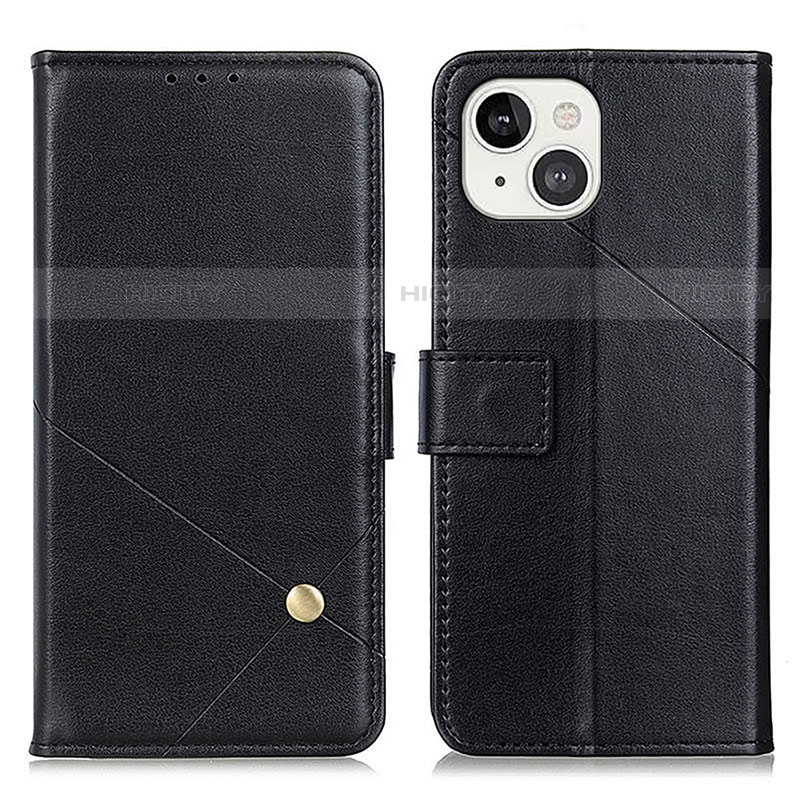 Coque Portefeuille Livre Cuir Etui Clapet A09 pour Apple iPhone 14 Plus Noir Plus