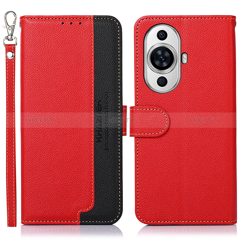 Coque Portefeuille Livre Cuir Etui Clapet A09D pour Huawei Nova 11 Ultra Rouge Plus