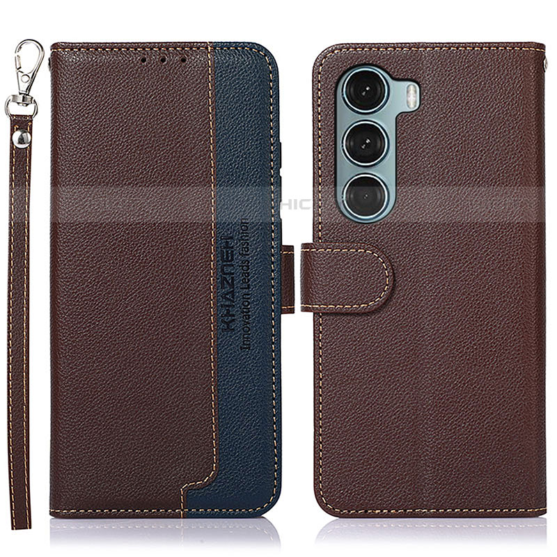 Coque Portefeuille Livre Cuir Etui Clapet A09D pour Motorola Moto Edge S30 5G Marron Plus