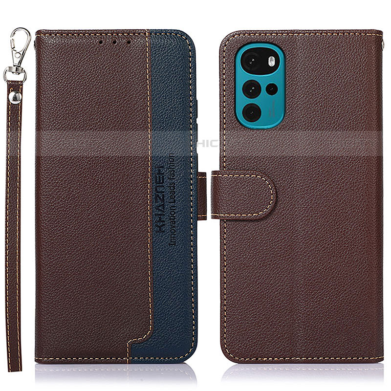 Coque Portefeuille Livre Cuir Etui Clapet A09D pour Motorola Moto G22 Plus