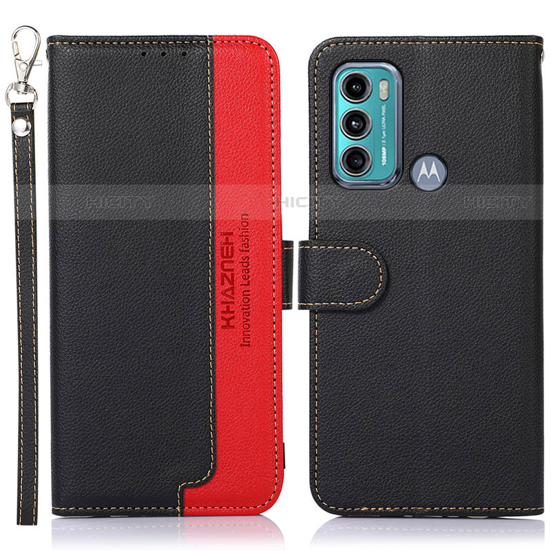 Coque Portefeuille Livre Cuir Etui Clapet A09D pour Motorola Moto G40 Fusion Noir Plus