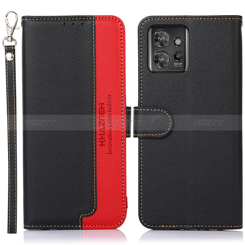 Coque Portefeuille Livre Cuir Etui Clapet A09D pour Motorola ThinkPhone 5G Noir Plus