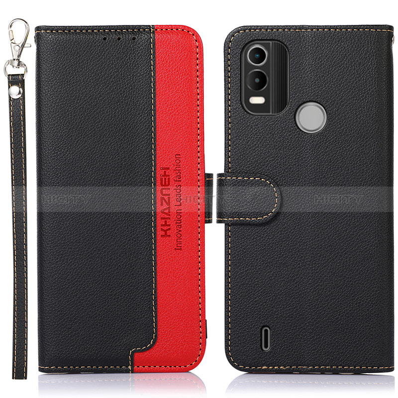 Coque Portefeuille Livre Cuir Etui Clapet A09D pour Nokia C21 Plus Noir Plus