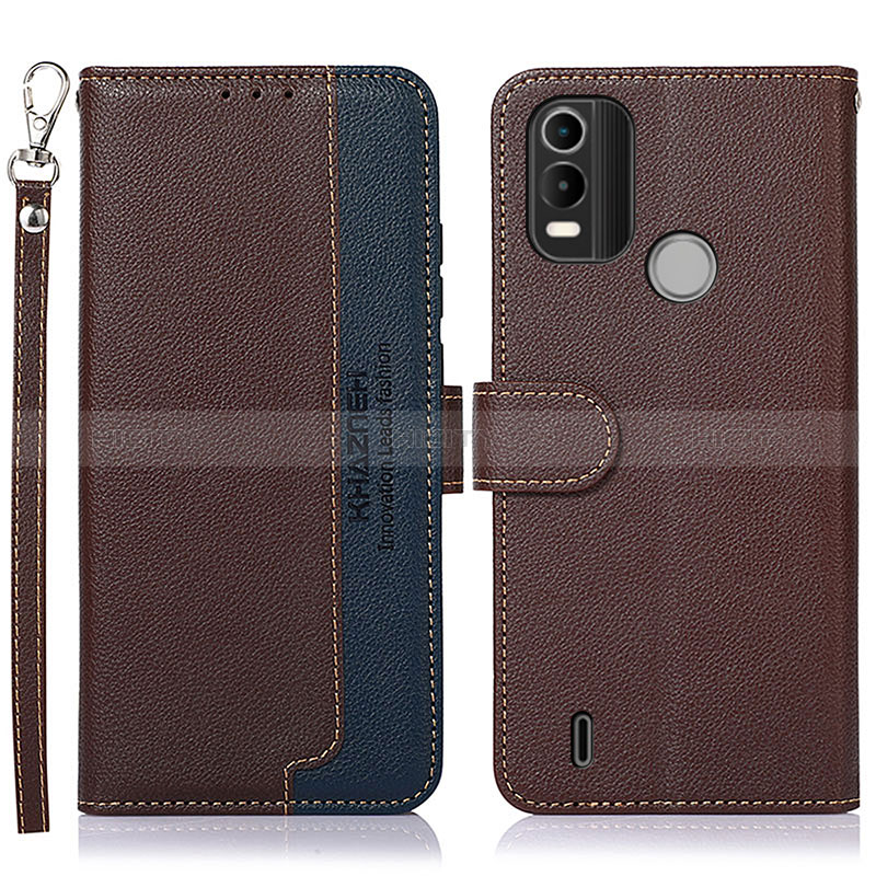 Coque Portefeuille Livre Cuir Etui Clapet A09D pour Nokia G11 Plus Marron Plus