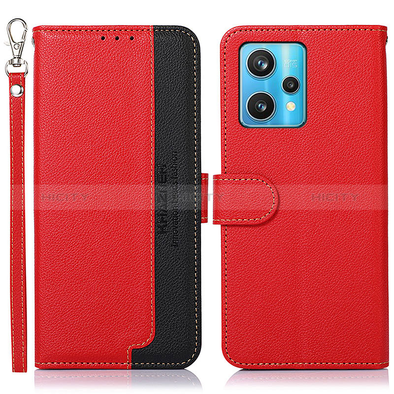 Coque Portefeuille Livre Cuir Etui Clapet A09D pour Realme 9 Pro+ Plus 5G Rouge Plus