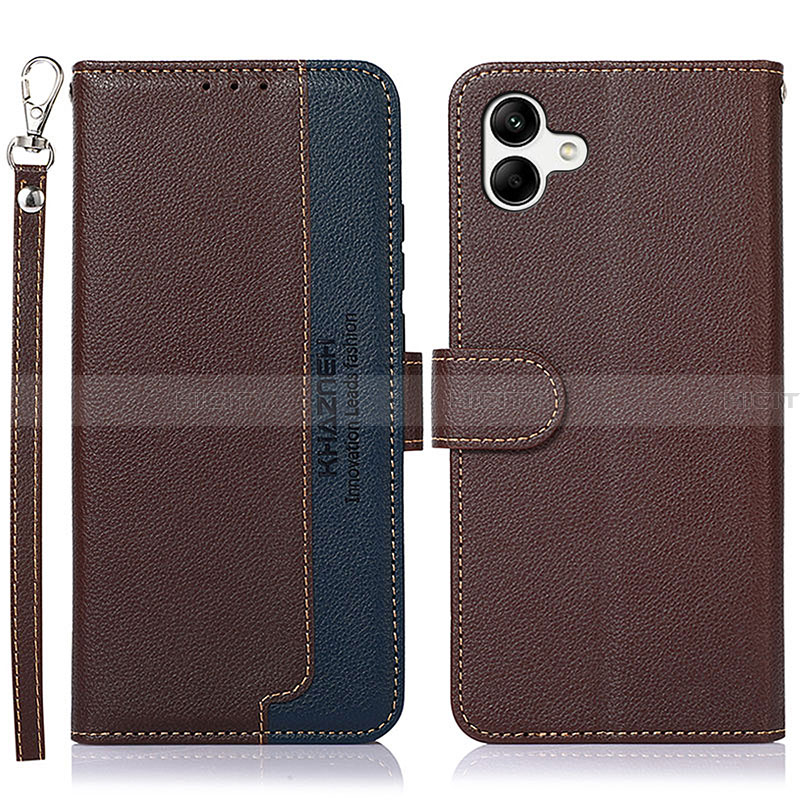 Coque Portefeuille Livre Cuir Etui Clapet A09D pour Samsung Galaxy A05 Marron Plus