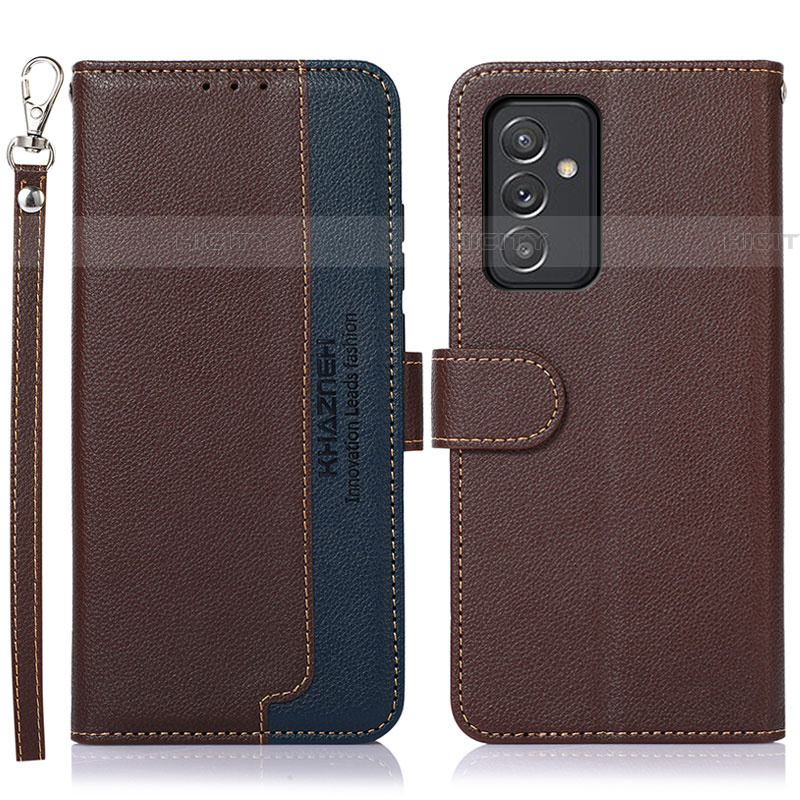 Coque Portefeuille Livre Cuir Etui Clapet A09D pour Samsung Galaxy A24 4G Marron Plus