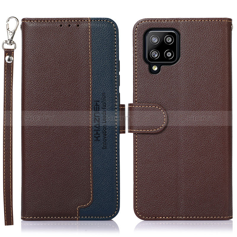 Coque Portefeuille Livre Cuir Etui Clapet A09D pour Samsung Galaxy A42 5G Marron Plus