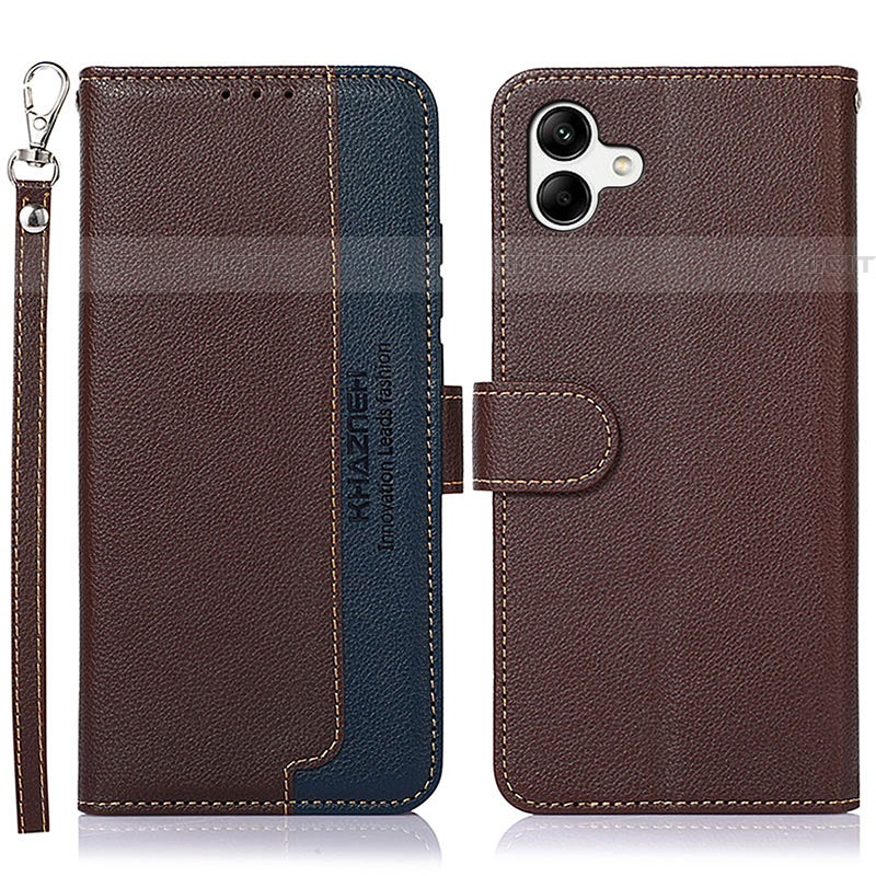 Coque Portefeuille Livre Cuir Etui Clapet A09D pour Samsung Galaxy F14 5G Marron Plus