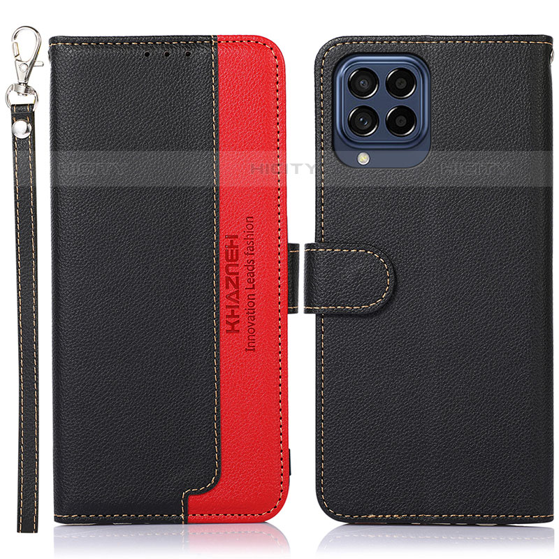 Coque Portefeuille Livre Cuir Etui Clapet A09D pour Samsung Galaxy M53 5G Noir Plus