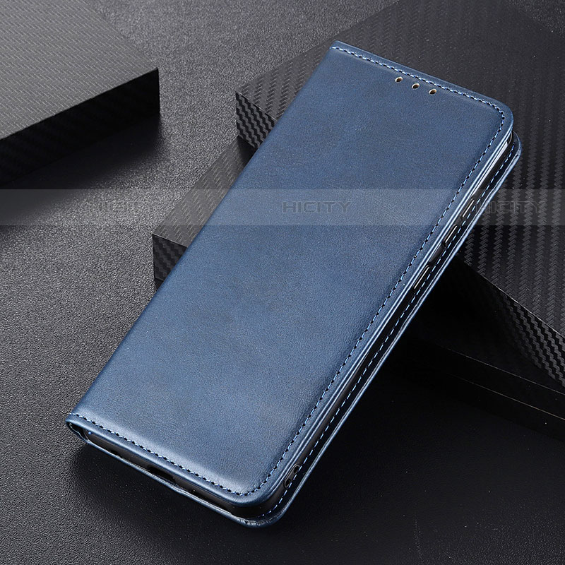 Coque Portefeuille Livre Cuir Etui Clapet A09D pour Samsung Galaxy S21 FE 5G Bleu Plus
