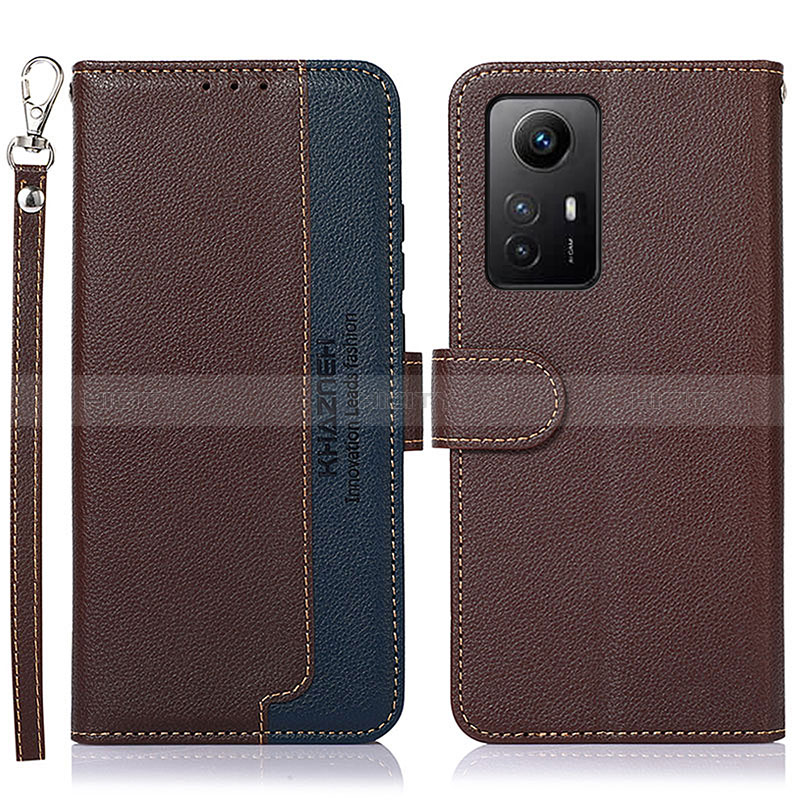 Coque Portefeuille Livre Cuir Etui Clapet A09D pour Xiaomi Redmi Note 12S Marron Plus