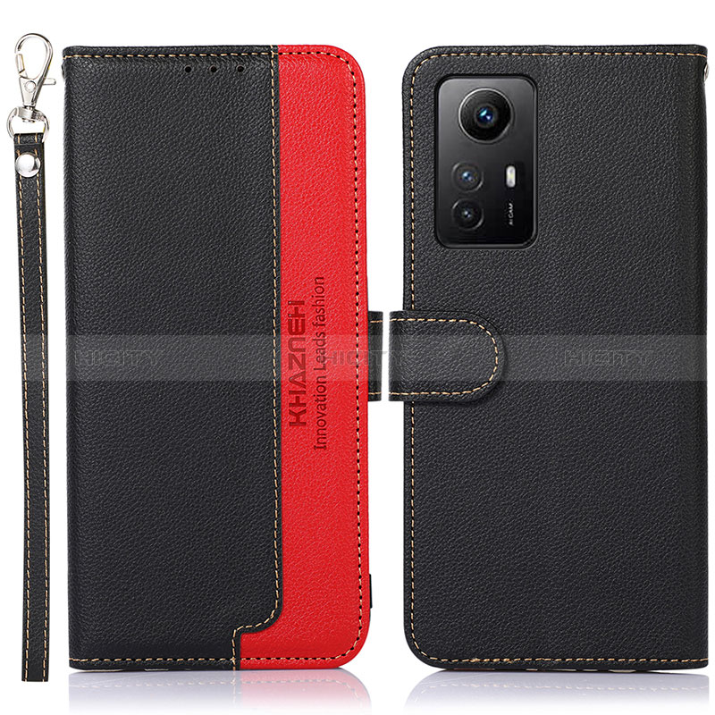 Coque Portefeuille Livre Cuir Etui Clapet A09D pour Xiaomi Redmi Note 12S Noir Plus