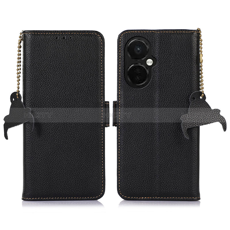 Coque Portefeuille Livre Cuir Etui Clapet A10D pour OnePlus Nord CE 3 5G Noir Plus