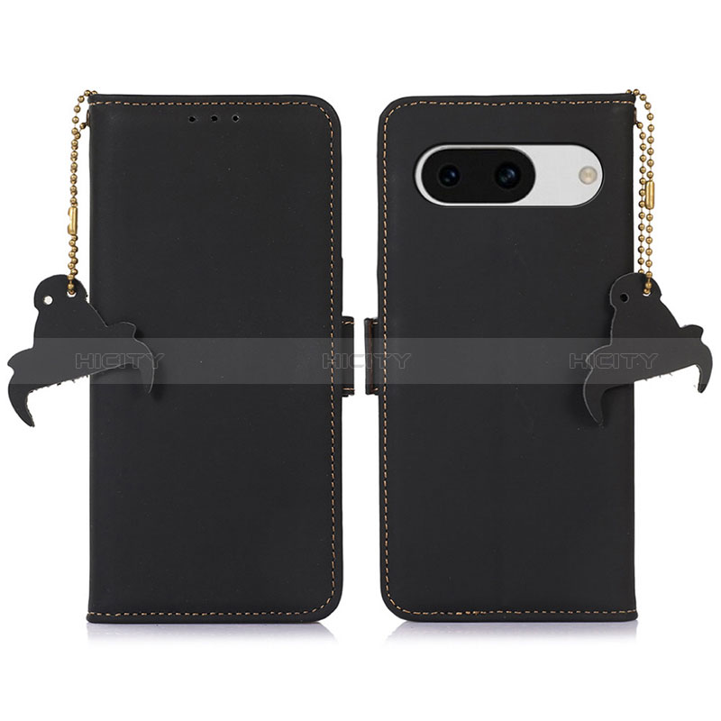 Coque Portefeuille Livre Cuir Etui Clapet A11D pour Google Pixel 8a 5G Noir Plus