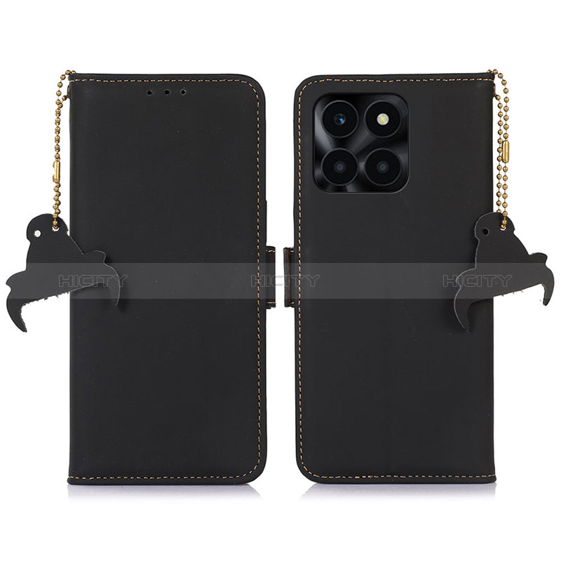 Coque Portefeuille Livre Cuir Etui Clapet A11D pour Huawei Honor X8b Noir Plus