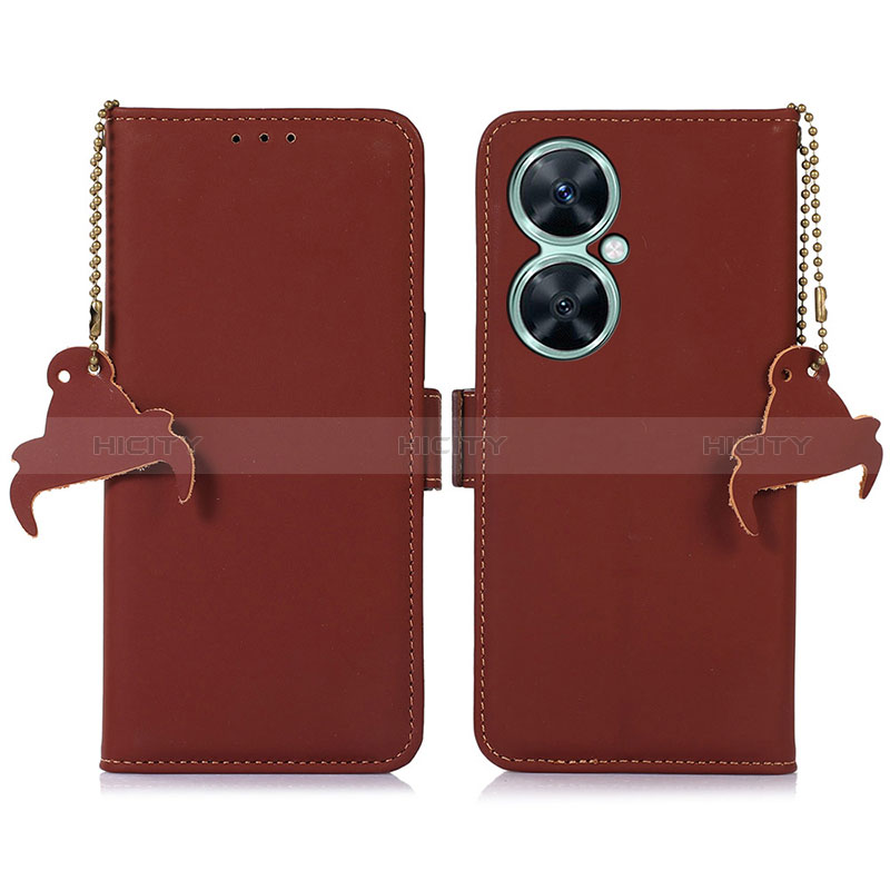 Coque Portefeuille Livre Cuir Etui Clapet A11D pour Huawei Nova 11i Marron Plus