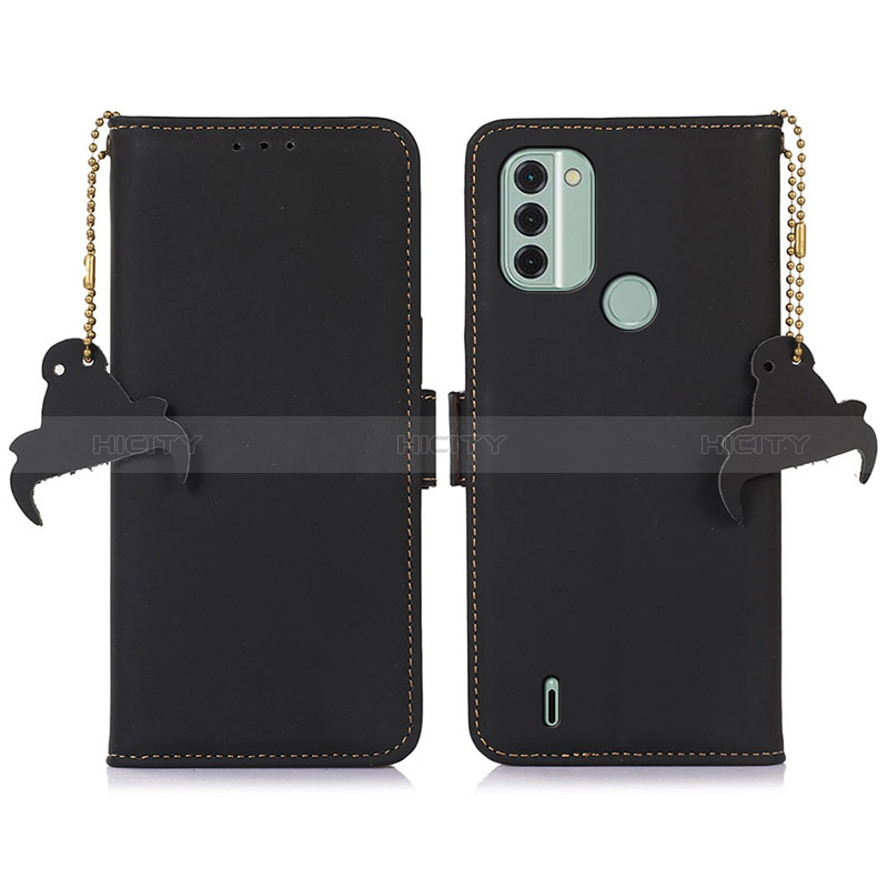 Coque Portefeuille Livre Cuir Etui Clapet A11D pour Nokia C31 Noir Plus