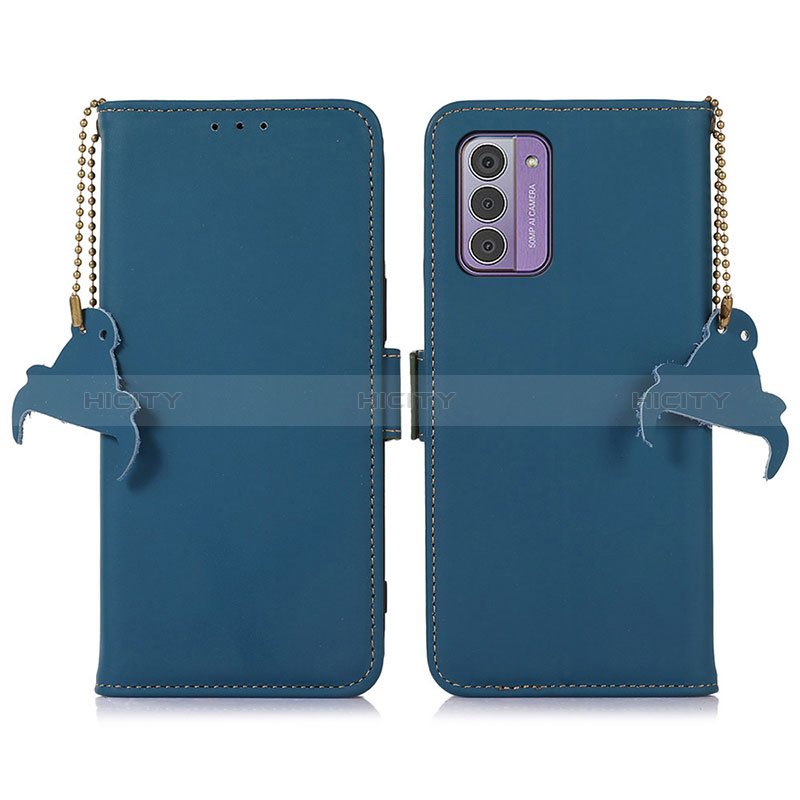 Coque Portefeuille Livre Cuir Etui Clapet A11D pour Nokia G310 5G Bleu Plus