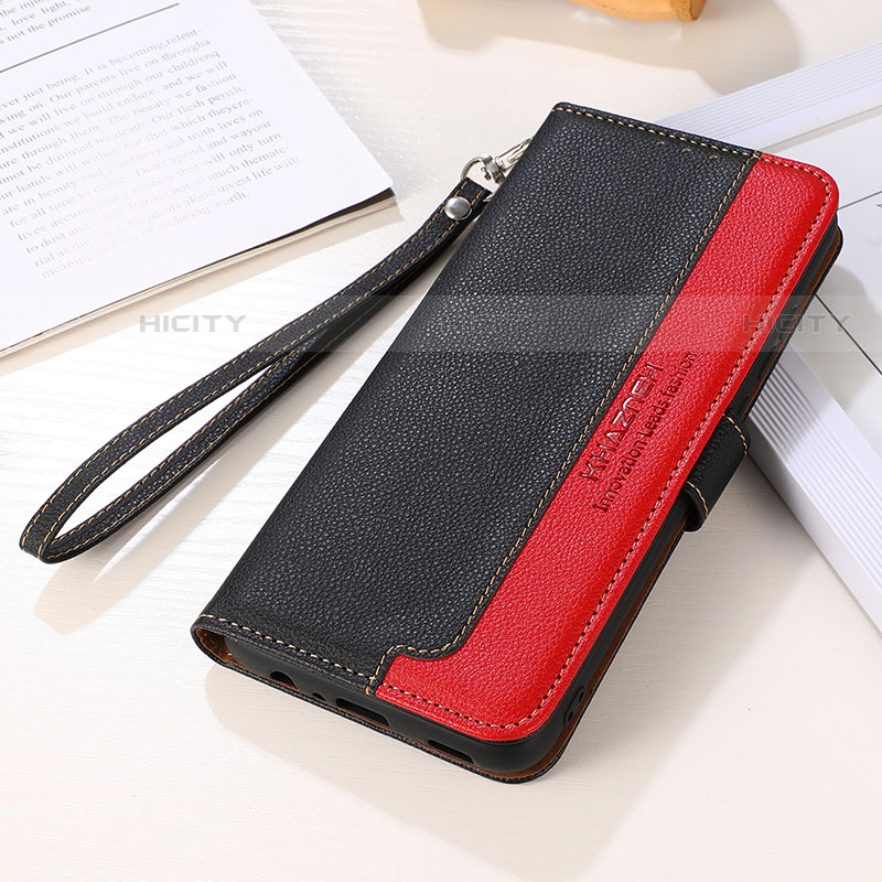 Coque Portefeuille Livre Cuir Etui Clapet A11D pour Samsung Galaxy S21 5G Noir Plus