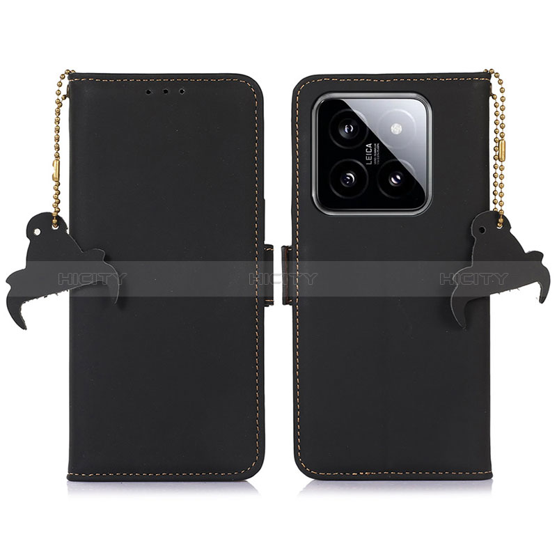 Coque Portefeuille Livre Cuir Etui Clapet A11D pour Xiaomi Mi 14 5G Noir Plus