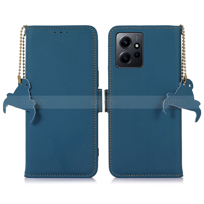 Coque Portefeuille Livre Cuir Etui Clapet A11D pour Xiaomi Redmi Note 12 4G Bleu Plus