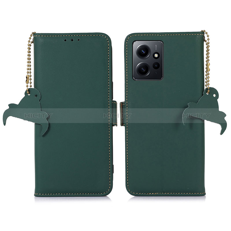 Coque Portefeuille Livre Cuir Etui Clapet A11D pour Xiaomi Redmi Note 12 4G Marron Plus