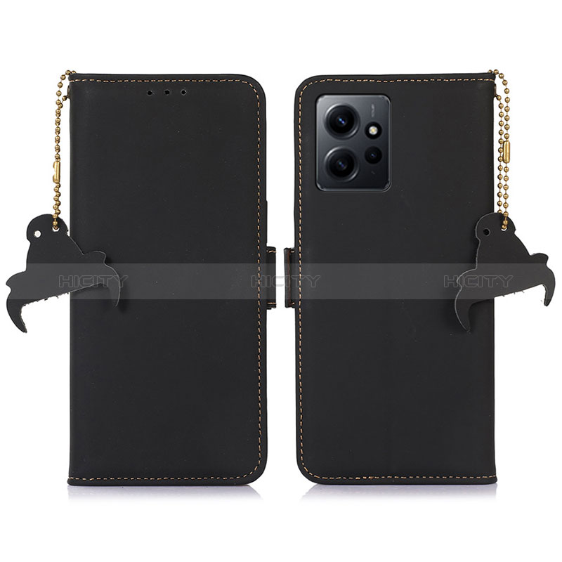 Coque Portefeuille Livre Cuir Etui Clapet A11D pour Xiaomi Redmi Note 12 4G Noir Plus