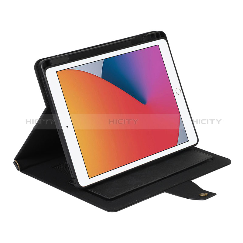 Coque Portefeuille Livre Cuir Etui Clapet AD1 pour Apple iPad 10.2 (2019) Plus