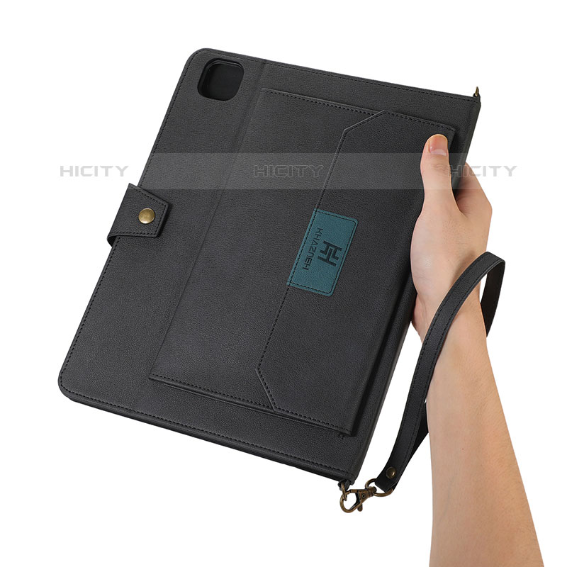 Coque Portefeuille Livre Cuir Etui Clapet AD1 pour Apple iPad Pro 12.9 (2020) Plus